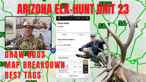 Draw Odds and harvest data for hunting Elk in Arizona .